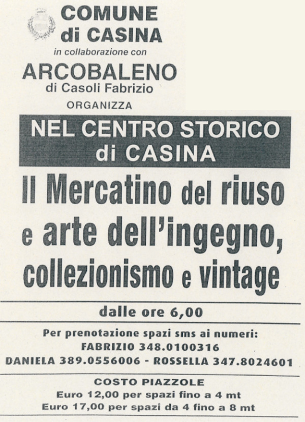 Festa di Natale e mercatino del riuso